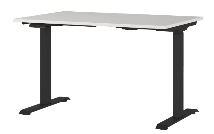 Schreibtisch GW-JET, lichtgrau/schwarz-01