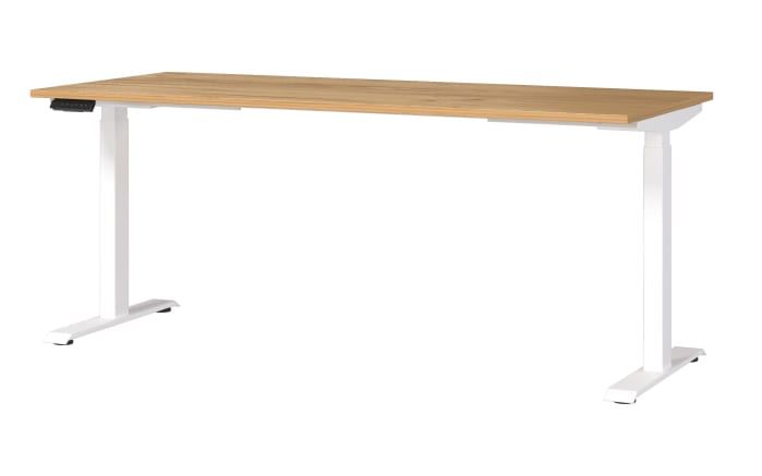 Schreibtisch GW-JET, Navarra Eiche Nachbildung/weiß-01