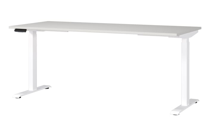 Schreibtisch GW-JET, lichtgrau/weiß