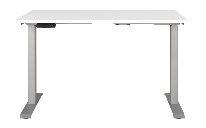 Schreibtisch GW-JET, weiß/silber-02