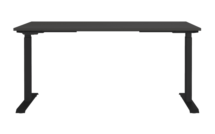 Schreibtisch GW-JET, graphit/schwarz-02