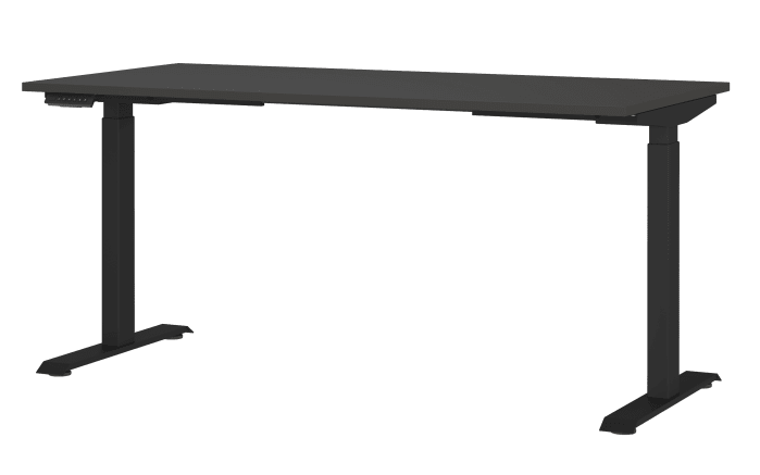 Schreibtisch GW-JET, graphit/schwarz-01