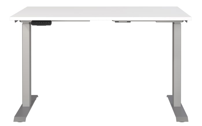 Schreibtisch GW-JET, weiß/silber-02