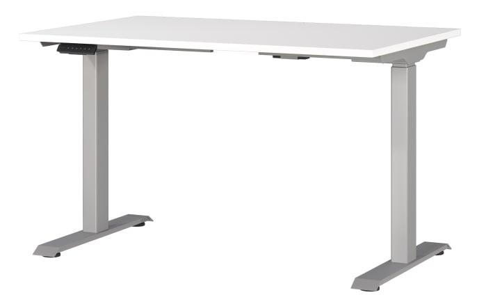 Schreibtisch GW-JET, weiß/silber-01