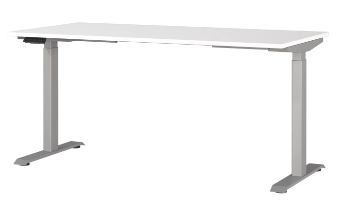 Schreibtisch GW-JET, weiß/silber-01