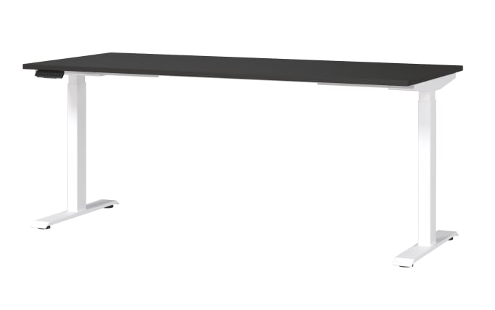 Schreibtisch GW-JET, graphit/weiß-01