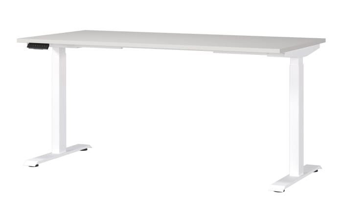 Schreibtisch GW-JET, lichtgrau/weiß-01