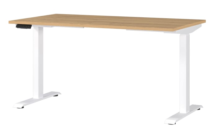 Schreibtisch GW-JET, Grandson-Eiche-Nachbildung/weiß-01