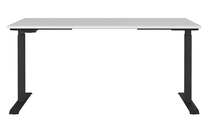 Schreibtisch GW-JET, lichtgrau/schwarz-02