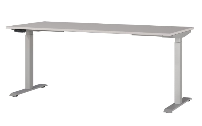 Schreibtisch GW-JET, kaschmir/silberfarbig-01
