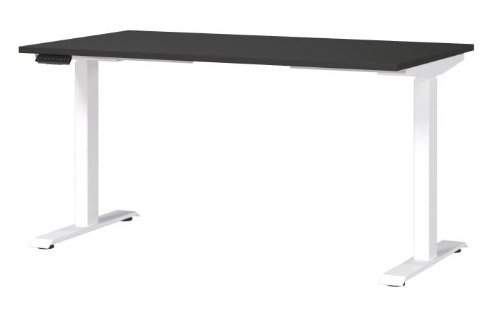 Schreibtisch GW-JET, graphit/weiß-01