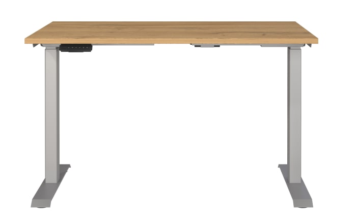 Schreibtisch GW-JET, Grandson-Eiche-Nachbildung/silber-02