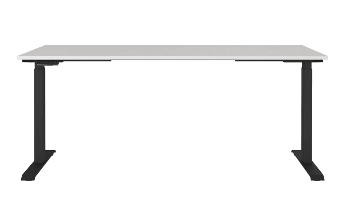 Schreibtisch GW-JET, lichtgrau/schwarz-02