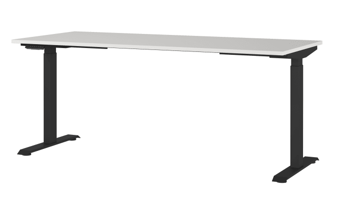 Schreibtisch GW-JET, lichtgrau/schwarz-01