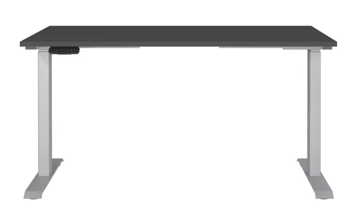 Schreibtisch GW-JET, graphit/silber-02