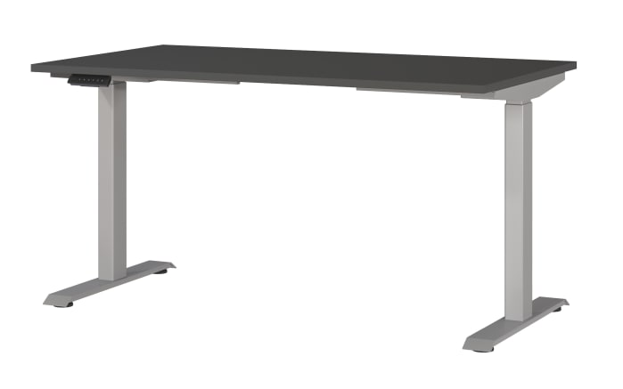 Schreibtisch GW-JET, graphit/silber-01