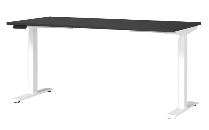 Schreibtisch GW-JET, graphit/weiß-01