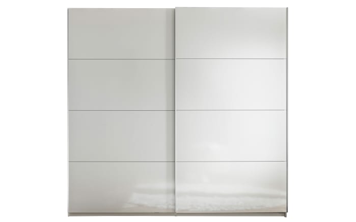 Schwebetürenschrank Sevilla in weiß Hochglanz, Breite ca. 215 cm-02