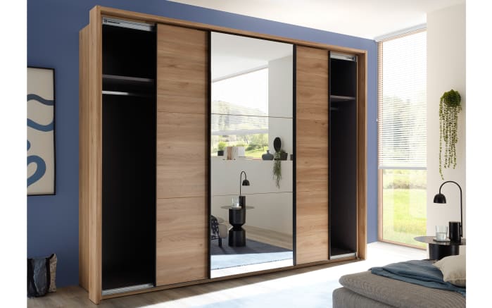 Schwebetürenschrank Bravo/Aschau, Eiche-Nachbildung, 270 x 210 cm-03