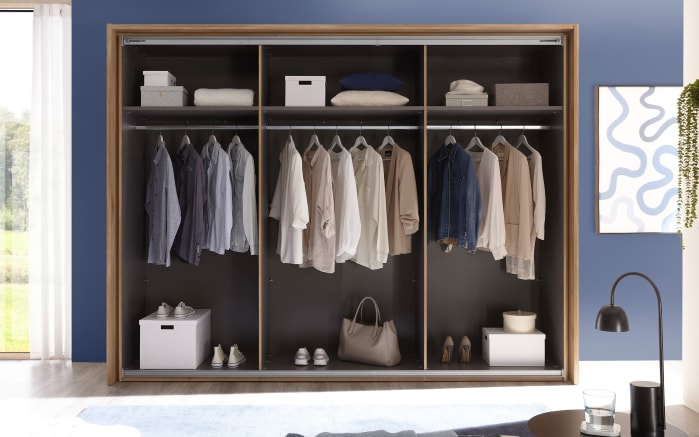 Schwebetürenschrank Bravo/Aschau, Eiche-Nachbildung, 270 x 210 cm-05