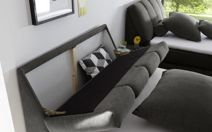 Boxspringbett Toledo 2, anthrazit, 120 x 200 cm-02