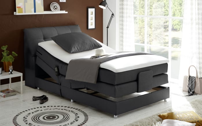 Motor-Boxspringbett Concord 3, anthrazit, 120 x 200 cm-02