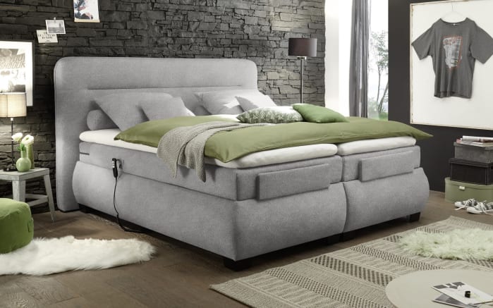 Boxspringbett Evolution 3, schlamm, 180 x 200 cm-01