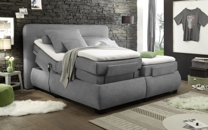 Boxspringbett Evolution 3, dark grey, 180 x 200 cm-02