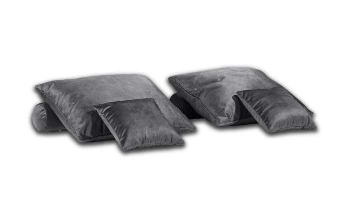 Kissen- Set 6-teilig, anthrazit-01