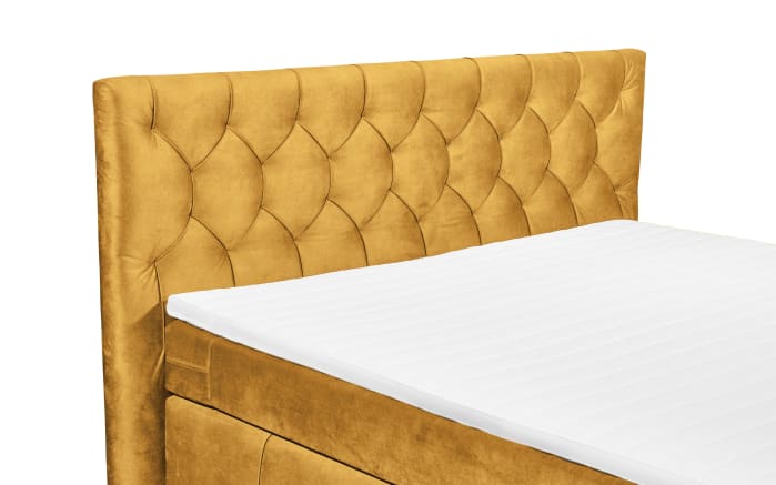 Boxspringbett Pembroke 8, okra, 180 × 200 cm-03