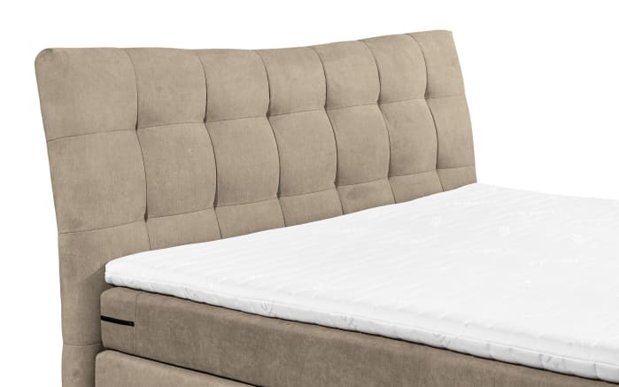 Motor-Boxspringbett Malibu 2, sand, 180 × 200 cm-03