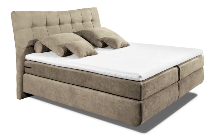 Motor-Boxspringbett Malibu 2, sand, 180 × 200 cm-02