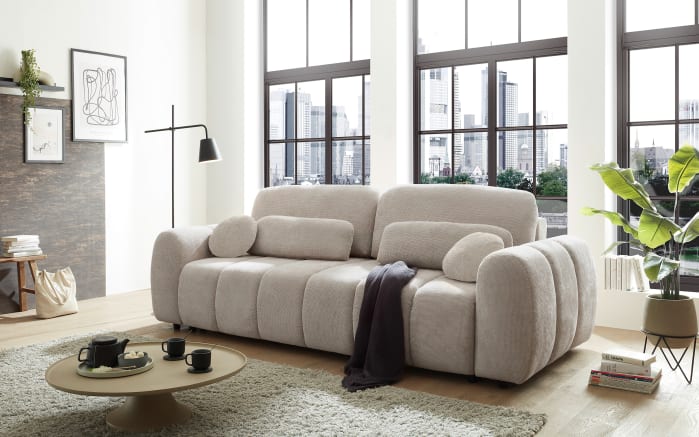 Sofa Bubble, grau, inkl. Schlaffunktion-01