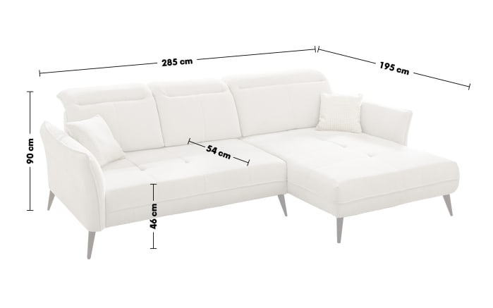 Wohnlandschaft Aversa, beige, inkl. Funktionen-07