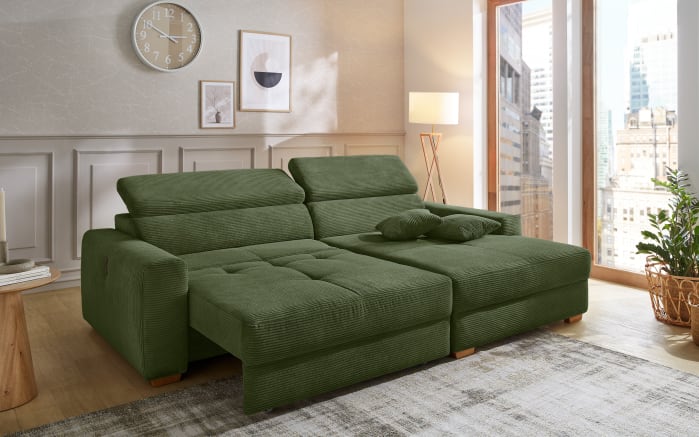 Wohnlandschaft Slider, grün, inkl. Funktionen-02