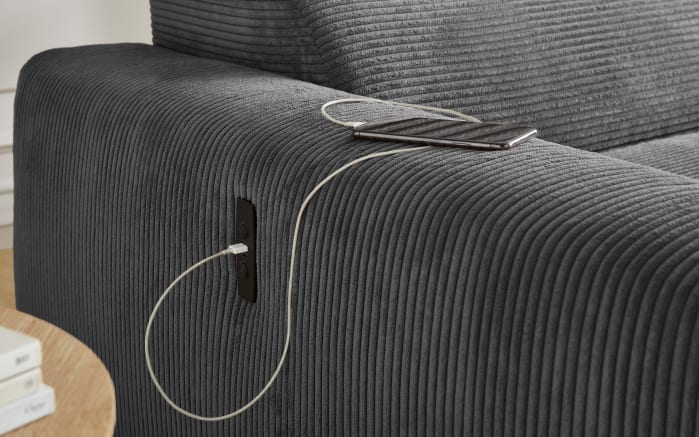 Wohnlandschaft Slider, dunkelgrau, inkl. Funktionen-03