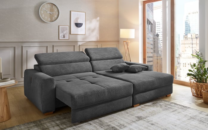 Wohnlandschaft Slider, dunkelgrau, inkl. Funktionen-02