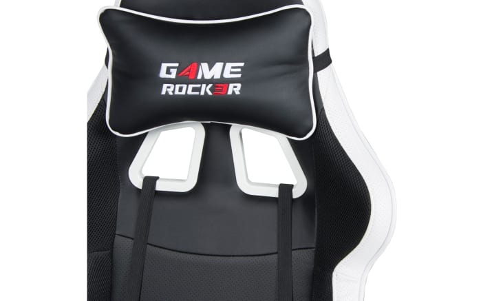 Gaming Stuhl G-10, Kunstleder, schwarz/weiß kaufen bei Hardeck online
