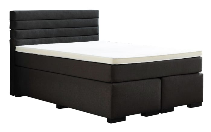 Boxspringbett BX1750 Kokomo, anthrazit, 140 x 200 cm,  mit höhenverstellbarem Kopfteil-02