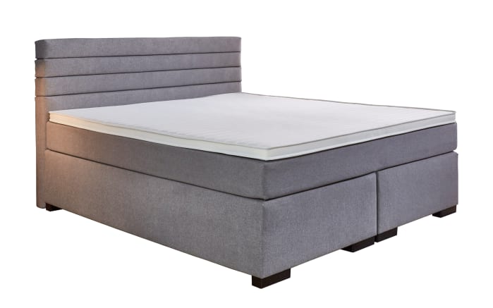 Boxspringbett BX1750 Kokomo, silber, 180 x 200 cm, mit höhenverstellbarem Kopfteil-02