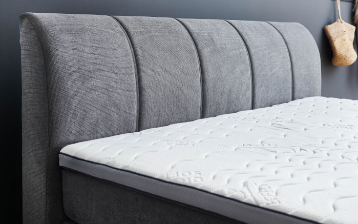 Boxspringbett BX2120 Malin, grau, 180 x 200 cm-03