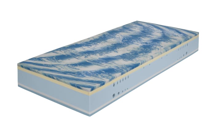 Gelschaum/Viskoelastik-Matratze G490, weiß, 80 x 200 cm-02