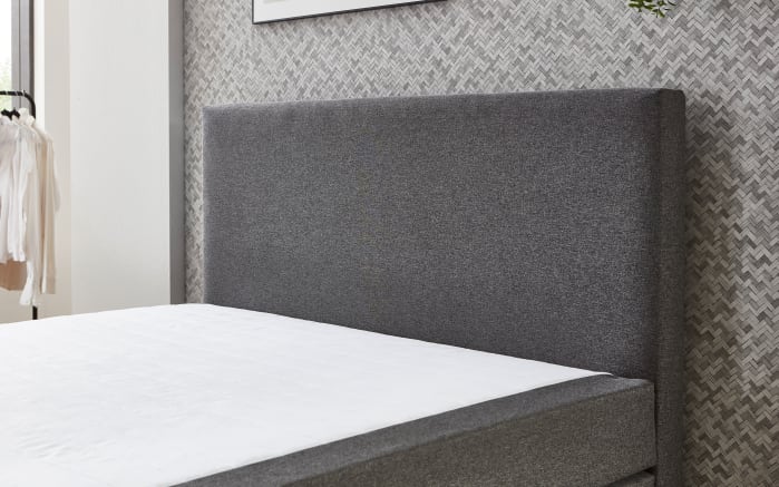 Boxspringbett Aspen, grau, 140 x 200 cm-03