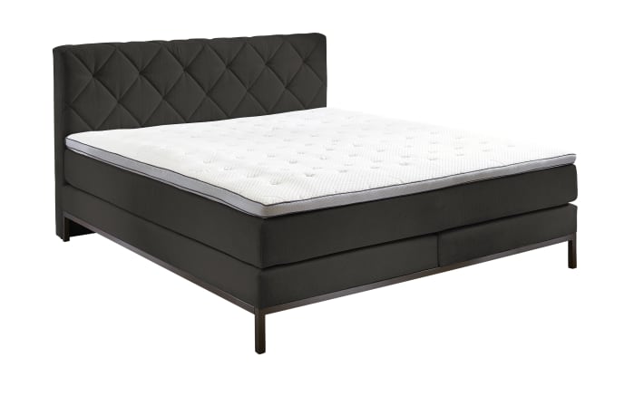 Boxspringbett BX2180 Rockaway, anthrazit, 180 x 200 cm-02