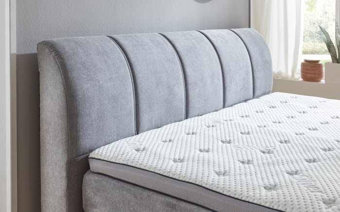 Boxspringbett BX2240 Ottawa, grau, 180 x 200 cm-03