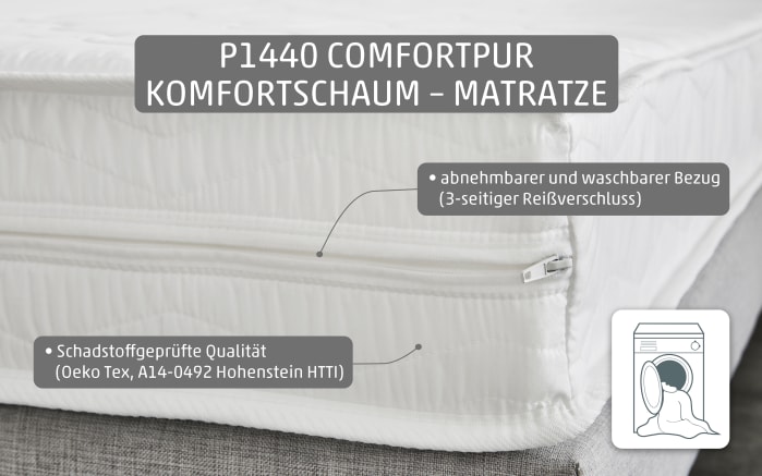 Komfortschaum-Matratze P1440 ComfortPur, 80 x 200 cm-03