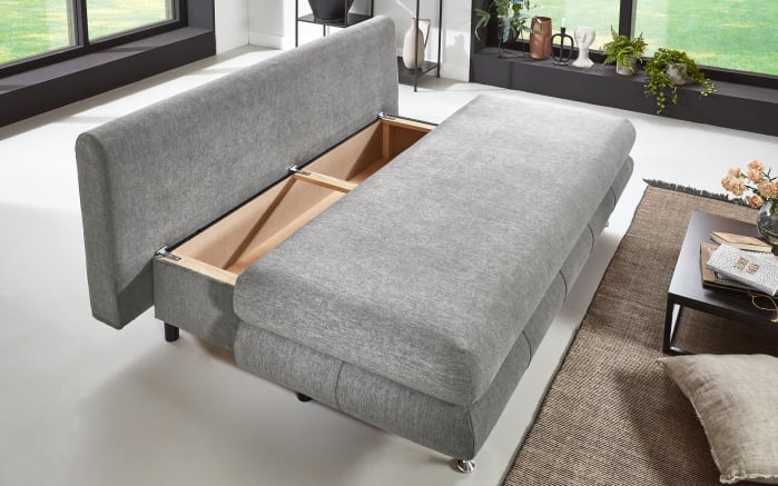 Schlafsofa SO140 Benfeld, grau, 140 x 188 cm-03