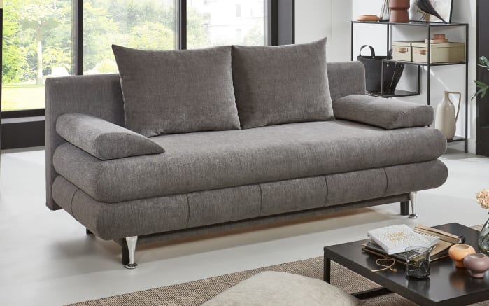 Schlafsofa SO140 Benfeld, taupe, 140 x 188 cm-01