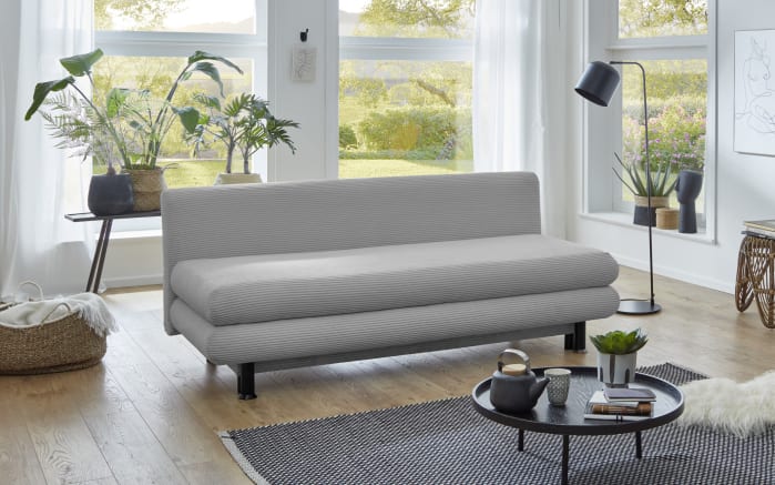 Schlafsofa SO 240 Bern, silber, 140 x 190 cm-05