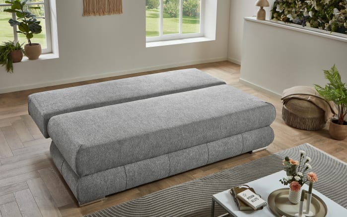 Schlafsofa Borna, silber, inkl. Kissen-03